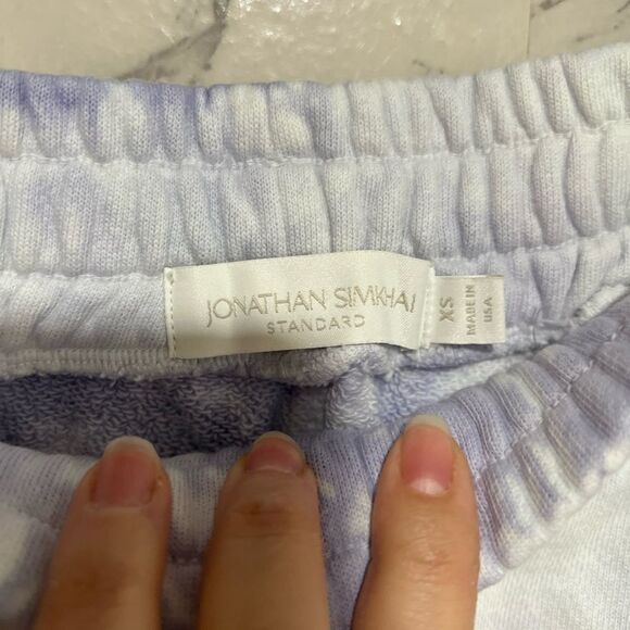 JONATHAN SIMKHAI Rikki Sweatpant In Blue - Sky Tie Dye - Picture 8 of 13